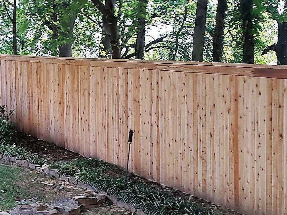 Bixby Oklahoma wood privacy fencing