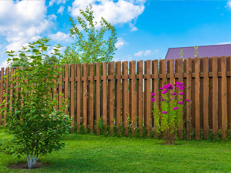 Collinsville OK Shadowbox style wood fence