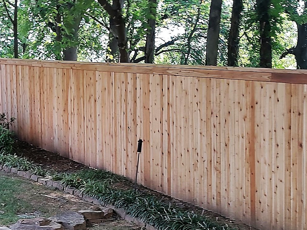 Muskogee Oklahoma wood privacy fencing